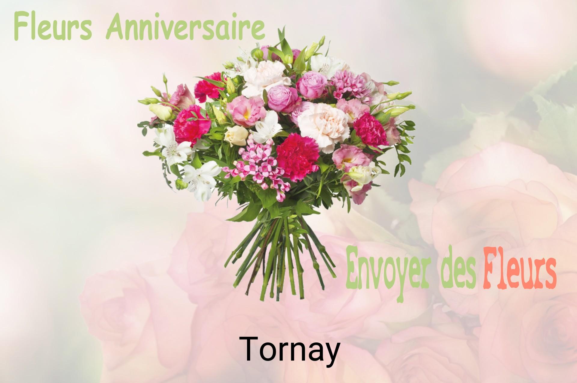 Bouquet de fleurs d’anniversaire livré à Tornay